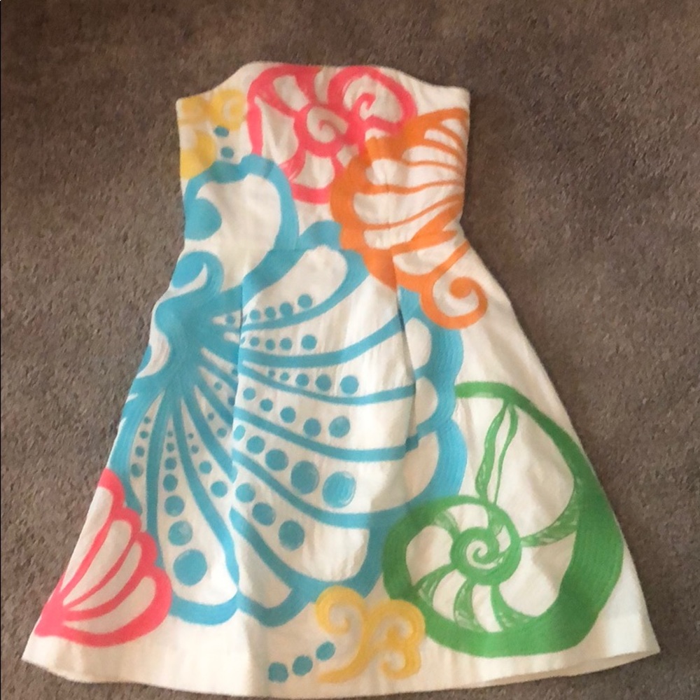 Lilly Pulitzer strapless dress